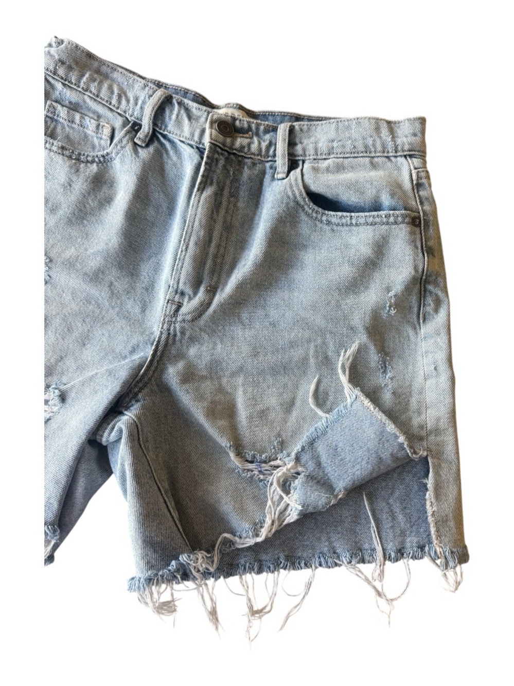 Hidden Denim Distressed Shorts